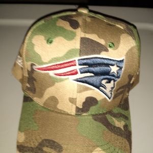 New England Patriots camouflage adjustable hat new without tags